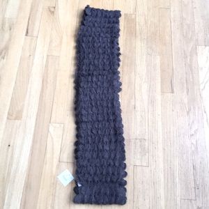 infinity scarf  charcoal color